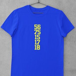 1956, 1978, 2015, 2017, 2018 Shirt 5X Champs, Golden State , Warriors